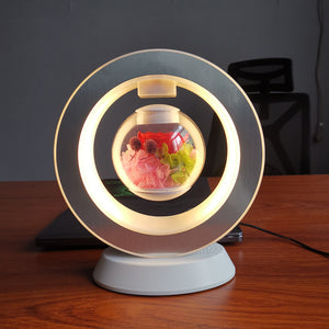 Valentines Day Gift Heart Floating Table LED Night Light Magnetic Levitation Creatives Lamp Desk Lamp Home Decor - Luxitt