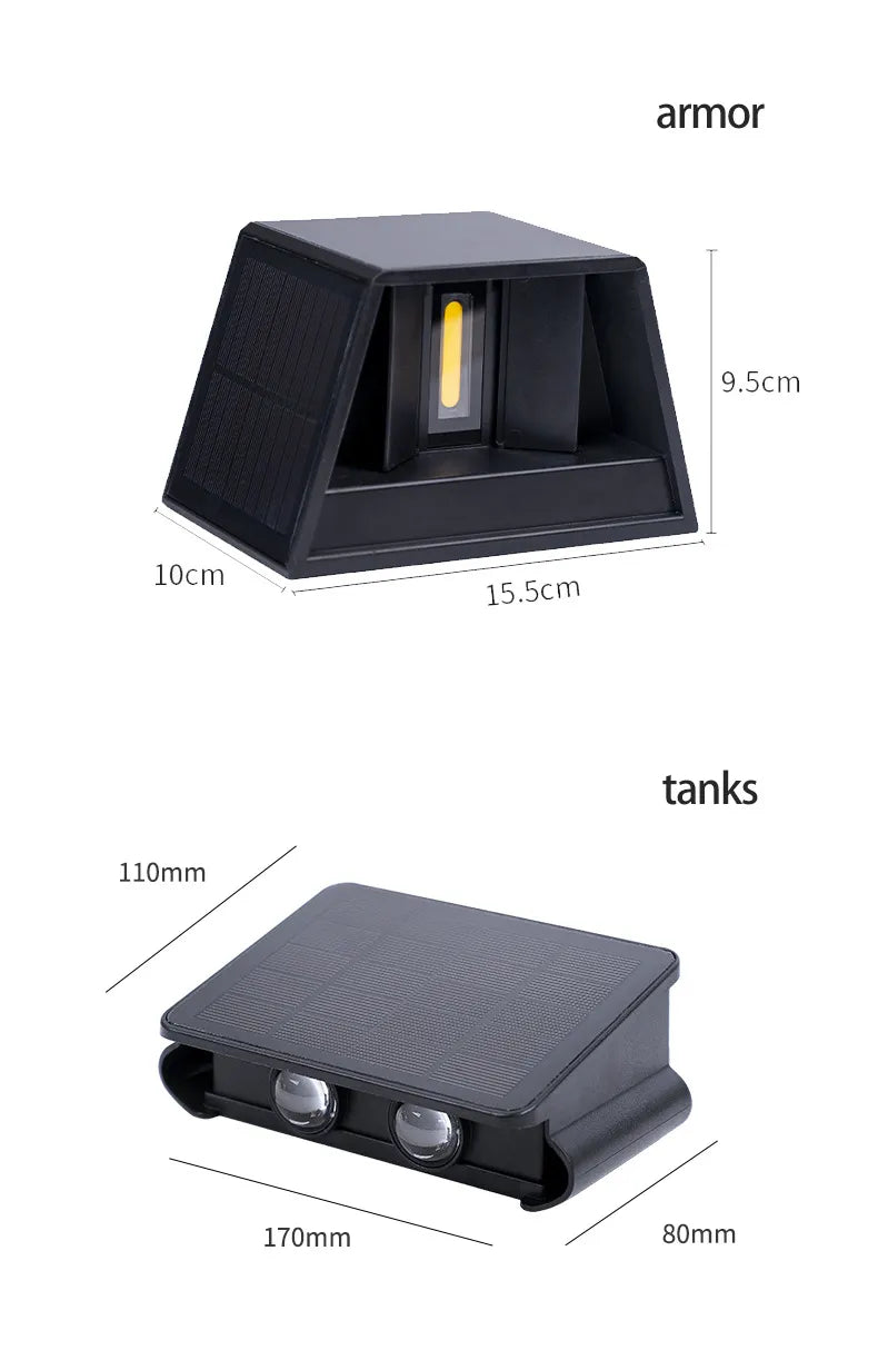 Outdoor Solar Wall Lamp