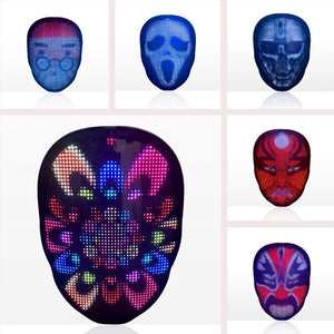 Halloween LED Face Mask