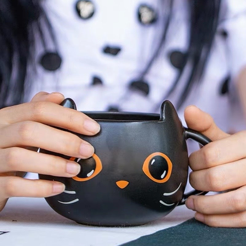 Hat Covered Cat Mug