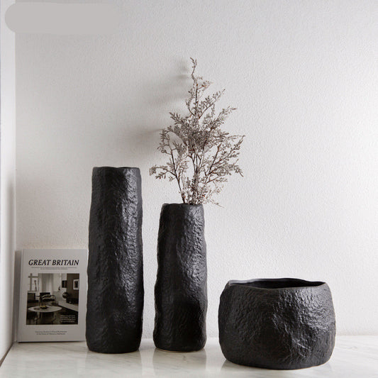 Nordic Handmade Simple Ceramic Creative Natural Vase - Luxitt