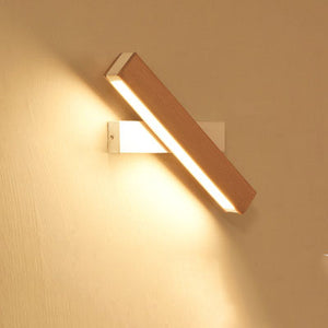 Contemporary Wooden LED Wall Lamp - Luxitt