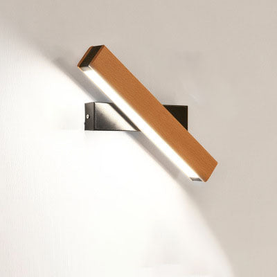 Contemporary Wooden LED Wall Lamp - Luxitt