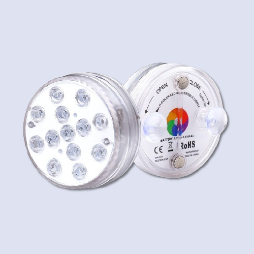 Luz LED sumergible (13 LED) con control remoto RF