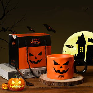 Halloween Ceramic Pumpkin Mug