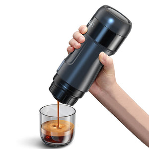 Fully Automatic and Handheld Compact Italian Espresso Coffee Maker for Home and Outdoor Use - Luxitt