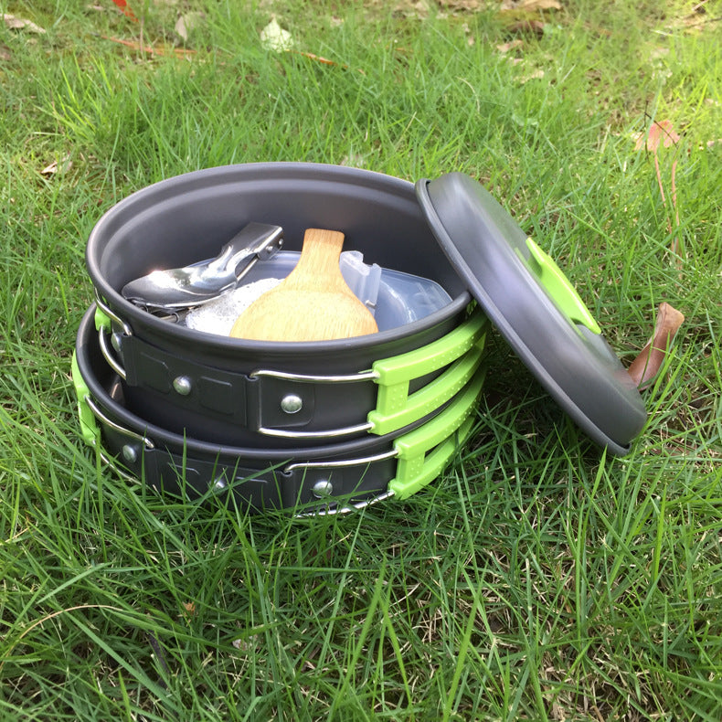 Outdoor cookware 1-2 people camping cookware set - Luxitt