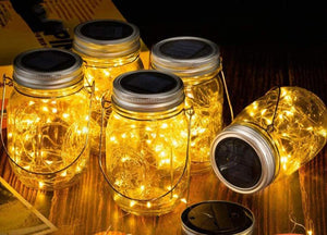 Decorative Solar Mason Jar Light String - Luxitt