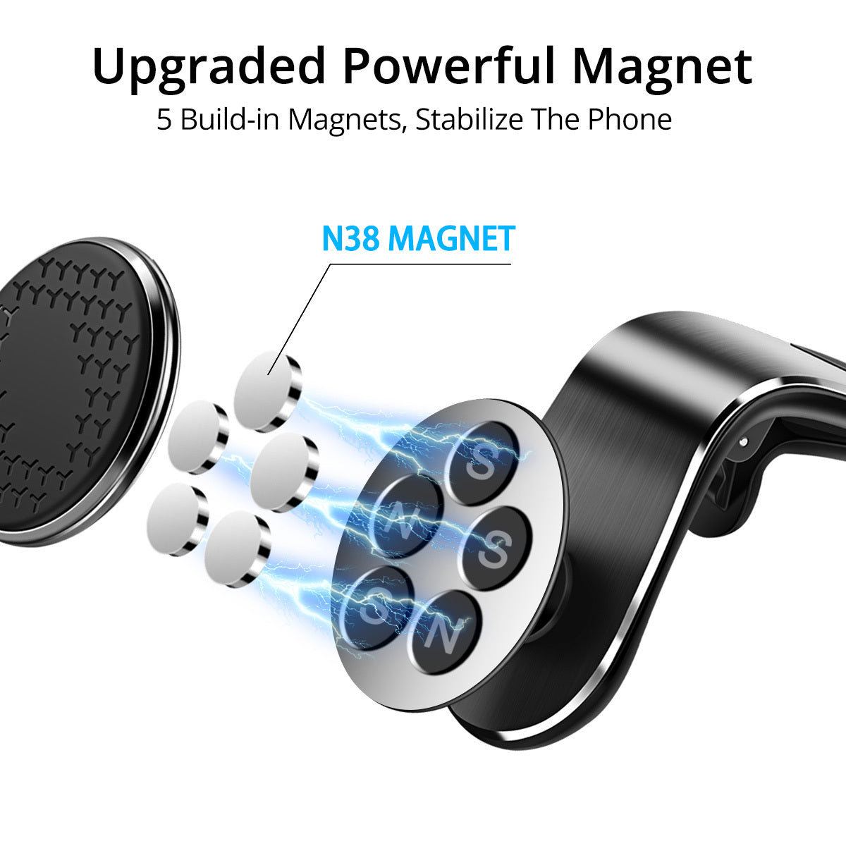 magnetic car phone holder