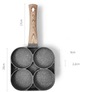 Non-stick Pan Four Hole Omelette Pan - Luxitt