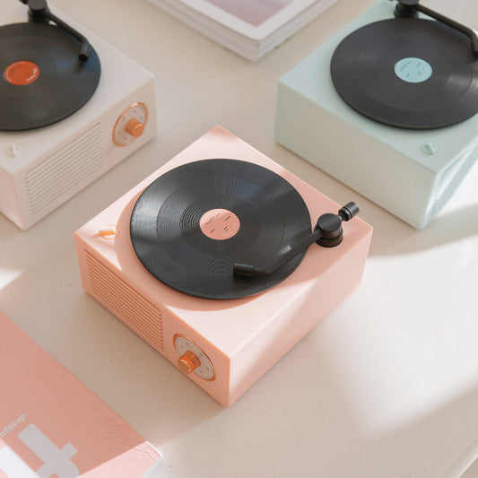 Vinyl record player speaker