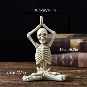 Yoga Skull Decor