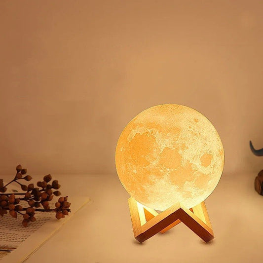 3D Printing Moon Night Table Lamp Chinese Valentine's Day Gift - Luxitt