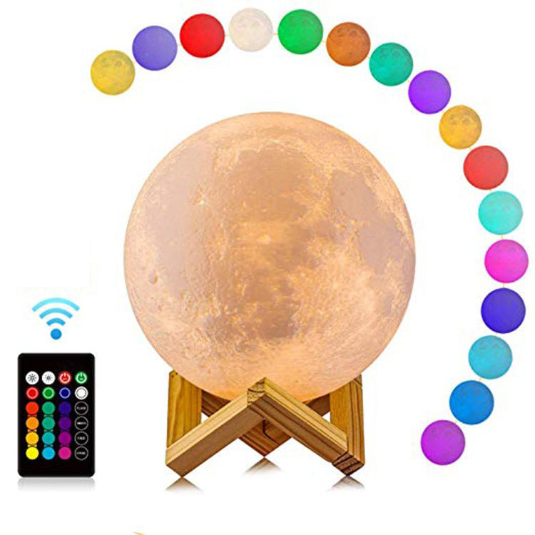 3D Moon Table Lamp