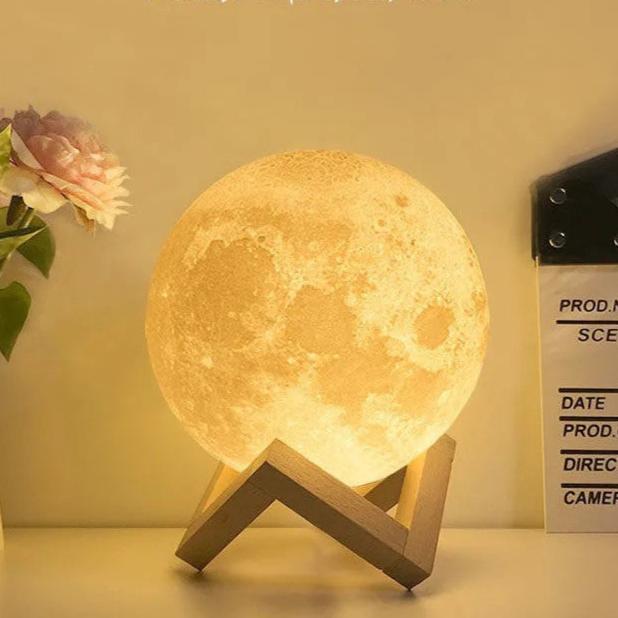 3D Printing Moon Night Table Lamp Chinese Valentine's Day Gift - Luxitt