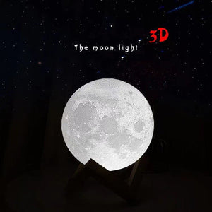 3D Printing Moon Night Table Lamp Chinese Valentine's Day Gift - Luxitt