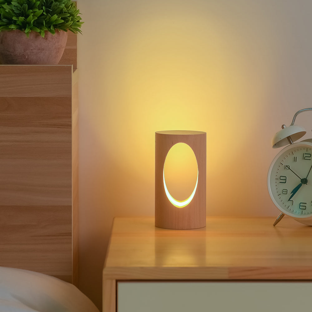 LED Reading Lamp Crafted from Solid Wood - Luxitt