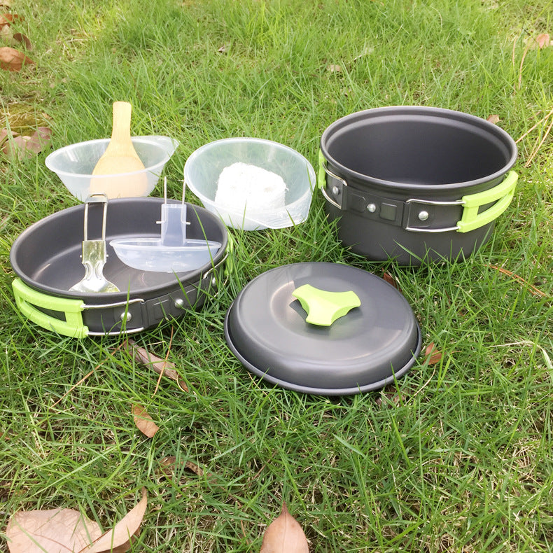 Outdoor cookware 1-2 people camping cookware set - Luxitt