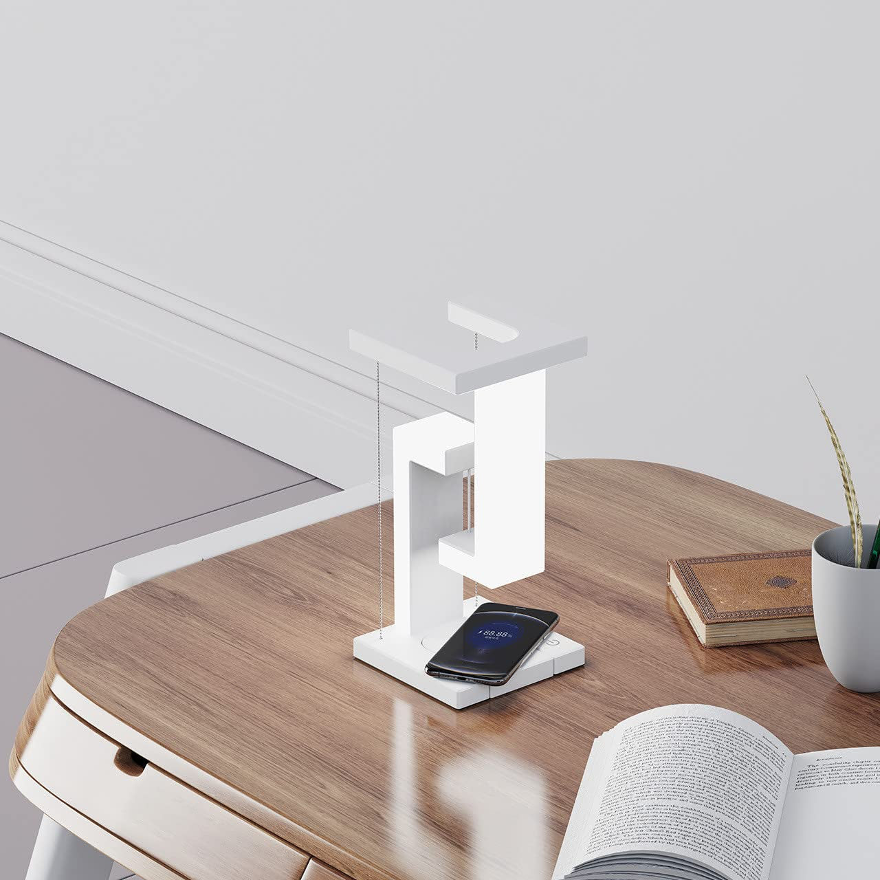 Smartphone Wireless Charging Suspension Table Lamp - Luxitt