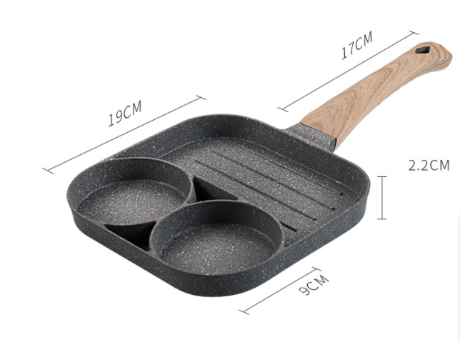 Non-stick Pan Four Hole Omelette Pan - Luxitt