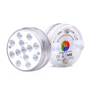 Submersible LED Light 13 LEDs with RF Remote Operated Underwater Lights for Pool