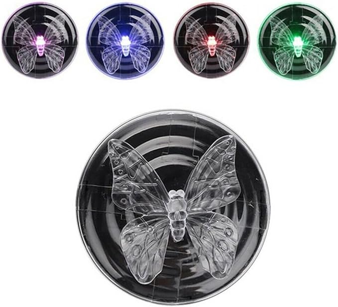 Solar LED Float Lamp Butterfly Dragonfly Shape Garden Pond Water Light Creative Swimming Pool Underwater Light Decor Accessories