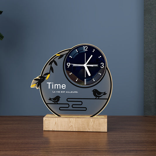 Elegant Desktop Timepiece Light Luxury Style Desk Clock - Luxitt