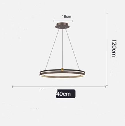 Lumina Brushed Simple and Modern Chandelier - Luxitt