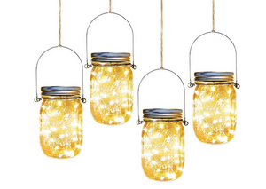 Decorative Solar Mason Jar Light String - Luxitt