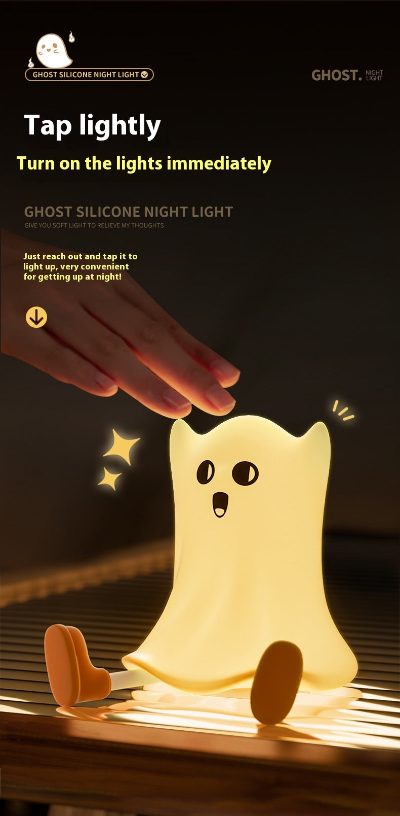 Ghost Silicone Night Light