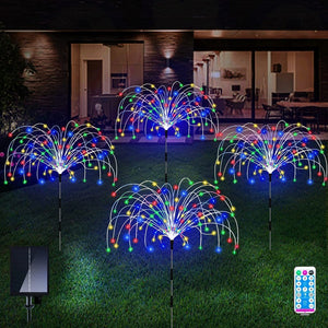 Fireworks Lawn Lamp with Drag-to-Place Feature - Luxitt