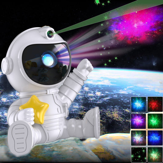 Astronaut Starry Sky Projection Lamp Romantic Ornaments Home Decor - Luxitt