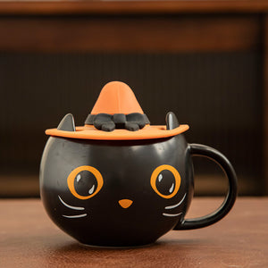 Hat Covered Cat Mug