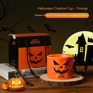 Halloween Ceramic Pumpkin Mug