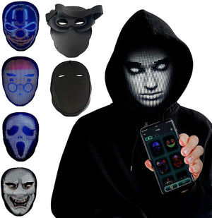 Halloween LED Face Mask