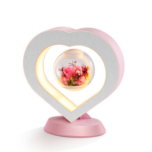 Valentines Day Gift Heart Floating Table LED Night Light Magnetic Levitation Creatives Lamp Desk Lamp Home Decor - Luxitt