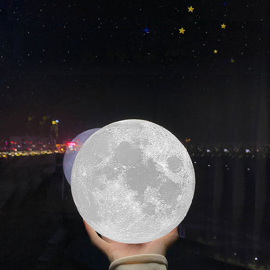 3D Printing Moon Night Table Lamp Chinese Valentine's Day Gift - Luxitt