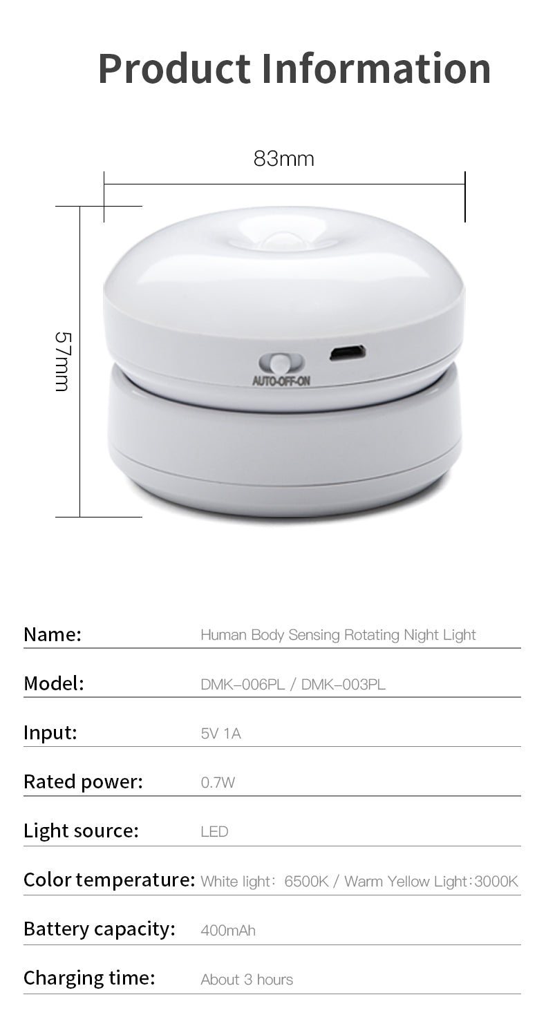 Human Body Sensor Light