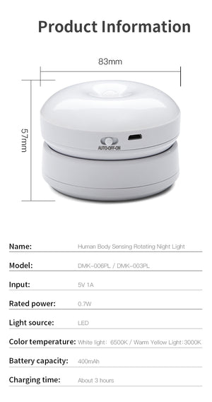 Human Body Sensor Light