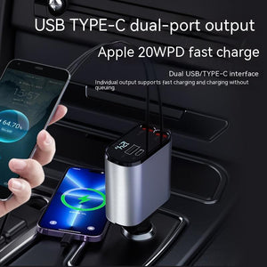 Metal Car Charger 100W