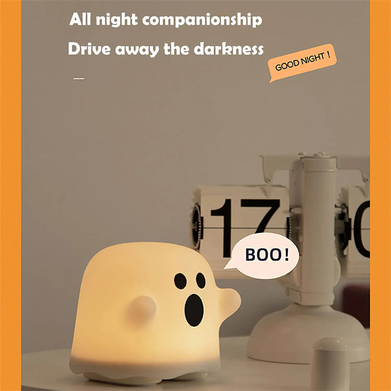 Silicone Happy Ghost Lamp