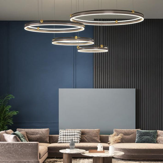 Lumina Brushed Simple and Modern Chandelier - Luxitt