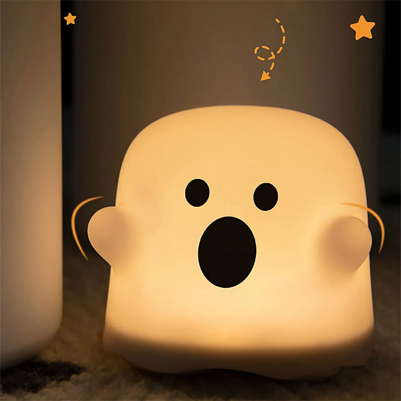 Silicone Happy Ghost Lamp