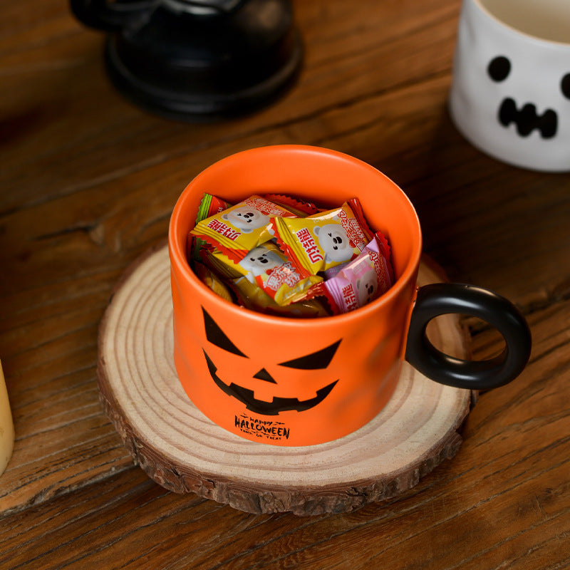 Halloween Ceramic Pumpkin Mug