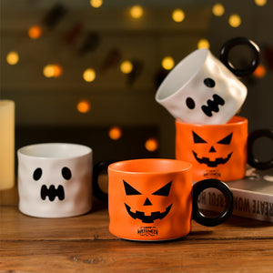 Halloween Ceramic Pumpkin Mug