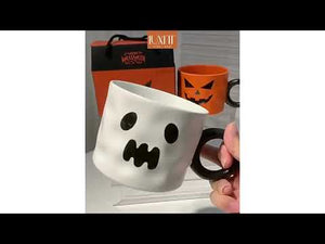 Halloween Ceramic Pumpkin Mug